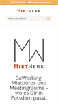 Mobile Screenshot of mietwerk.com