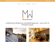 Tablet Screenshot of mietwerk.com